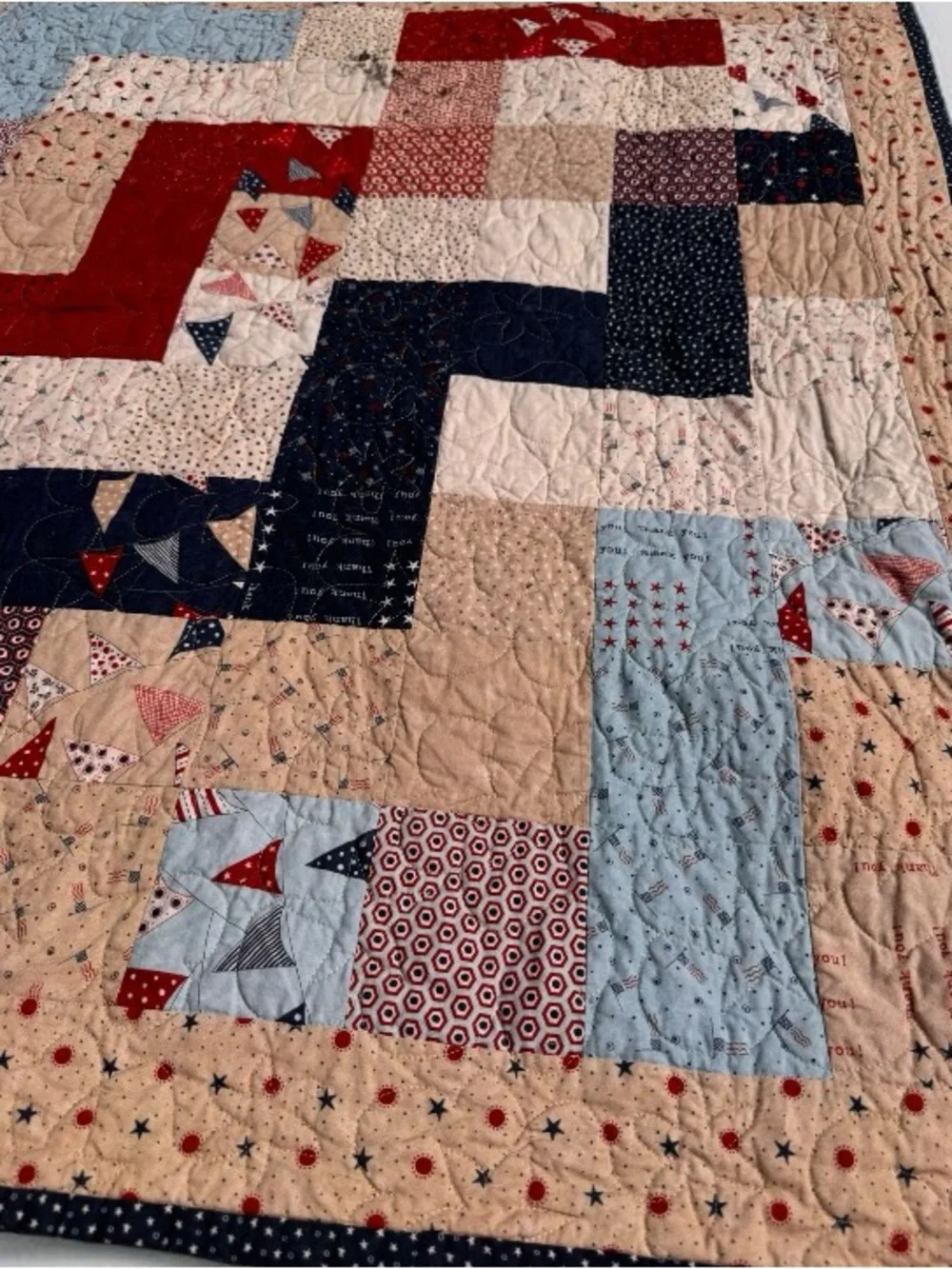 Quilt, Geometric , Handmade